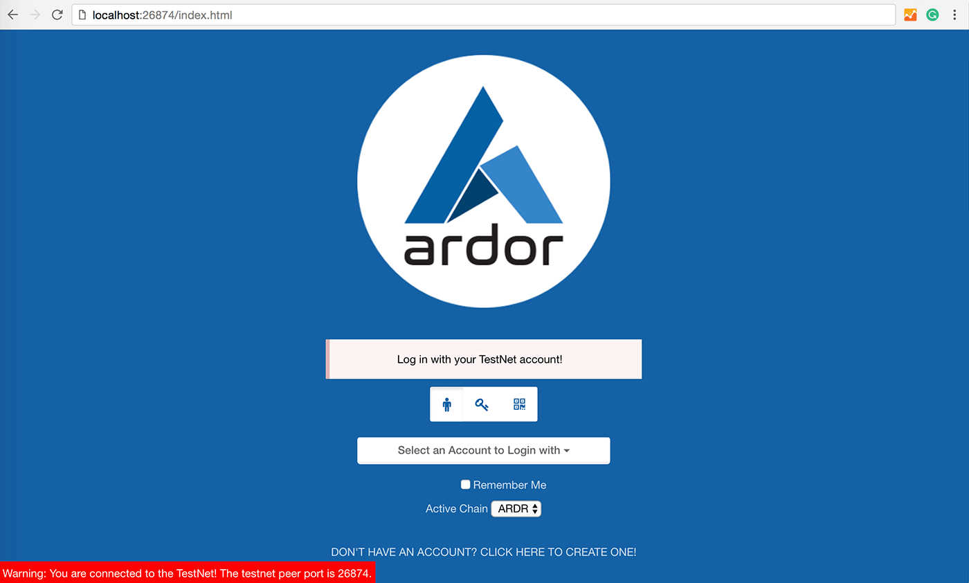 Ardor-testnet Ardor-testnet